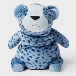 Pillowfort Blue Cheetah Weighted Sensory Plush Throw Pillow